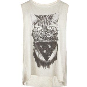 All Saints Nine Lives Vest Tank Top